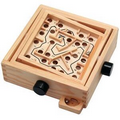 Wooden Double Maze Puzzle Game